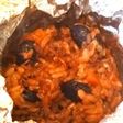 桜エビと煎り黒豆の味噌おこわ
