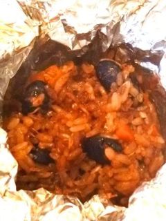 桜エビと煎り黒豆の味噌おこわ-レシピのメイン写真