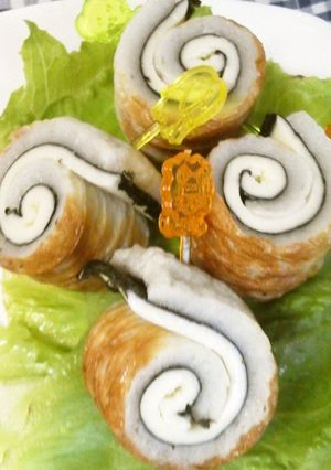 チーズ&海苔のちくわ巻き巻き-レシピのメイン写真