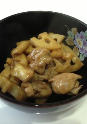手羽中とレンコンのさっぱり煮-レシピのメイン写真