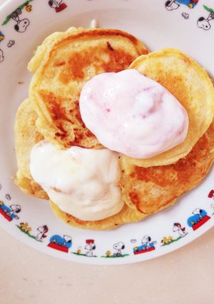 ヨーグルト豆腐パンケーキ-レシピのメイン写真