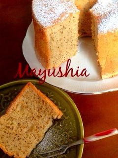 *紅茶のシフォンケーキ*-レシピのメイン写真