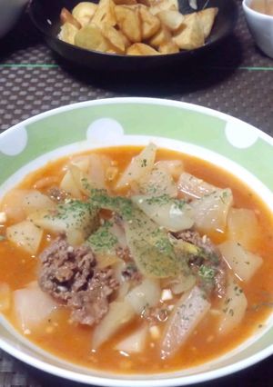 大根と牛肉のあっさりシチュー♡-レシピのメイン写真
