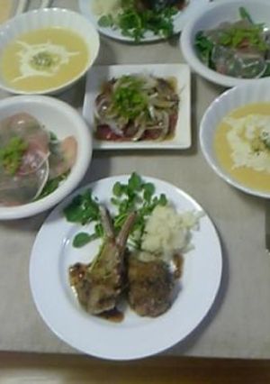 小羊の香草焼き バルサミコソース-レシピのメイン写真