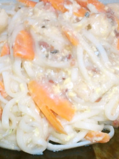 新感覚、白味噌焼きうどん-レシピのメイン写真