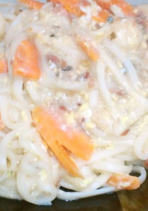 新感覚、白味噌焼きうどん-レシピのメイン写真