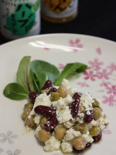 お豆とリコッタチーズのサラダ-レシピのメイン写真