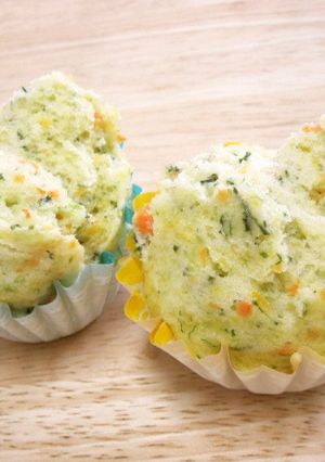 ホットケーキミックスで♬野菜蒸しパン-レシピのメイン写真