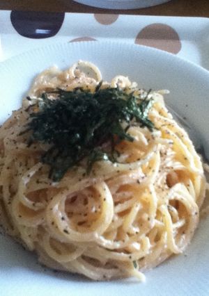 なんちゃって明太子クリームパスタ-レシピのメイン写真