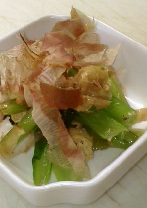 タアサイと油揚げのわさび醤油和え-レシピのメイン写真