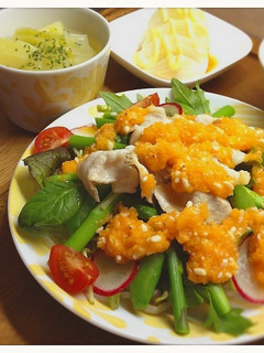 人参と塩麹ドレッシング-レシピのメイン写真