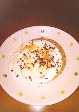 パンケーキ☆ヨーグルトソースがけ-レシピのメイン写真