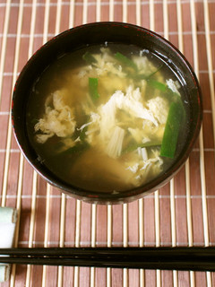 ニラとえのきのかき玉汁-レシピのメイン写真