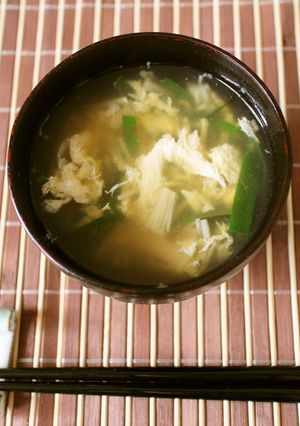 ニラとえのきのかき玉汁-レシピのメイン写真