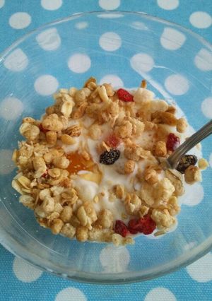 ダノンビオ健康朝食♪-レシピのメイン写真