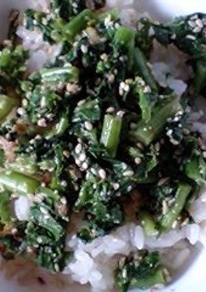 簡単!春の香り♪菜の花ご飯-レシピのメイン写真