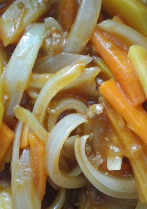 カレー具材で麻婆-レシピのメイン写真