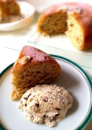 炊飯器とHMで簡単もっちりりんごケーキ♪-レシピのメイン写真