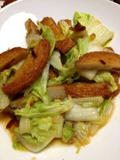 さつま揚げと白菜の炒めもの(^-^)-レシピのメイン写真