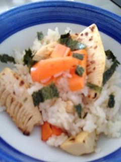 超簡単*人参とタケノコの混ぜ御飯*-レシピのメイン写真