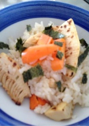 超簡単*人参とタケノコの混ぜ御飯*-レシピのメイン写真