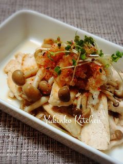 鶏しめじのおろしポン酢-レシピのメイン写真