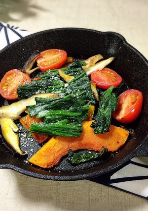 低糖質鉄分補給♪ほうれんそうのチーズ焼き-レシピのメイン写真