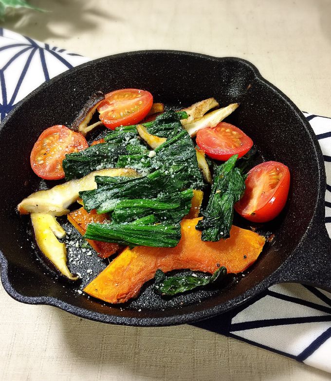 低糖質鉄分補給♪ほうれんそうのチーズ焼き-レシピのメイン写真