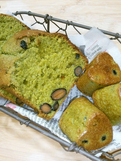 抹茶のパウンドケーキ~黒豆入り~-レシピのメイン写真
