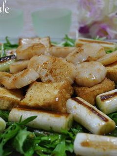 ホタテとネギの焼きサラダ-レシピのメイン写真