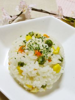 簡単ミックスベジタブル☆炊飯器ピラフ-レシピのメイン写真