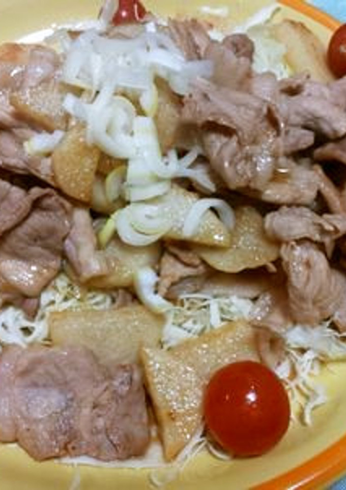 長いもと豚肉のしょうが焼き-レシピのメイン写真