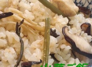 簡単！山菜ごはん♪（山菜ミックス使用）-レシピのメイン写真