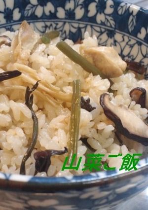 簡単！山菜ごはん♪（山菜ミックス使用）-レシピのメイン写真