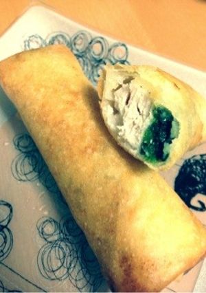 簡単！ササミとチーズの柚子こしょう春巻き-レシピのメイン写真