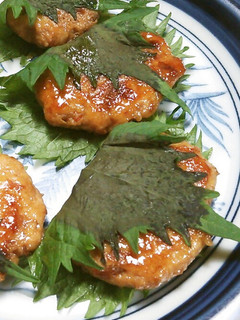 しそでサッパリ!照り照りつくね煮♡-レシピのメイン写真