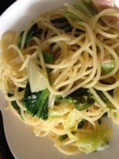 菜の花でパスタ♪♪♪-レシピのメイン写真
