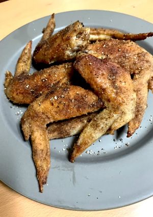 手羽先焼き　粉末焼きそばソースで！-レシピのメイン写真