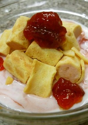 ダノンビオ2層仕立てで簡単プチデザート♪-レシピのメイン写真