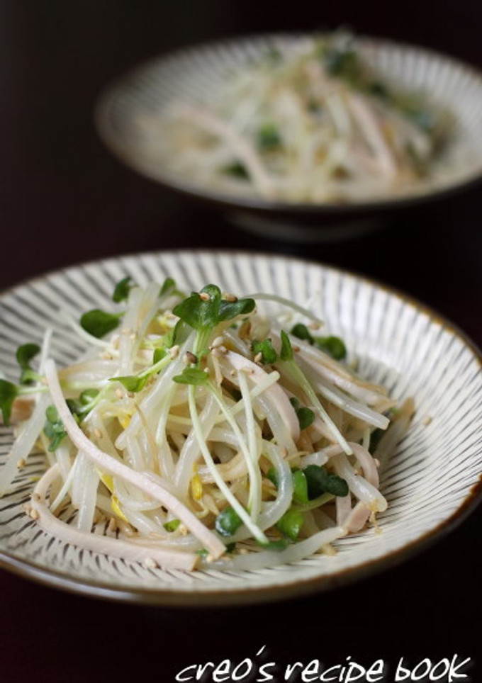 もやしとハムの中華風和え物-レシピのメイン写真