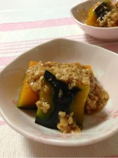 かぼちゃの挽肉あんかけ-レシピのメイン写真