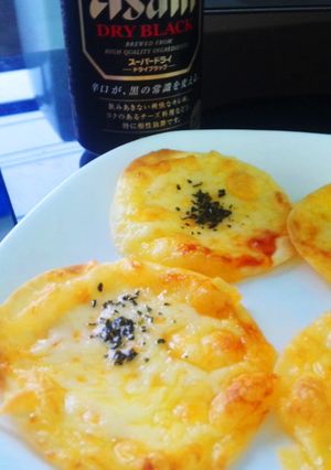 餃子の皮でパリパリWチーズ焼き-レシピのメイン写真