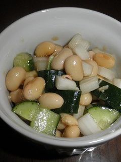 新玉ねぎと大豆のサラダ-レシピのメイン写真