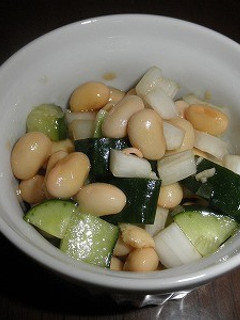 新玉ねぎと大豆のサラダ-レシピのメイン写真