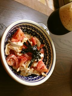 たらこササミチーズ☆トマトをそえて。-レシピのメイン写真