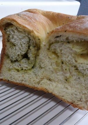 HBで☆ジェノベーゼ食パン-レシピのメイン写真