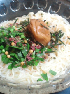 梅そうめん-レシピのメイン写真