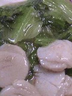 ホタテとレタスの炒め物-レシピのメイン写真