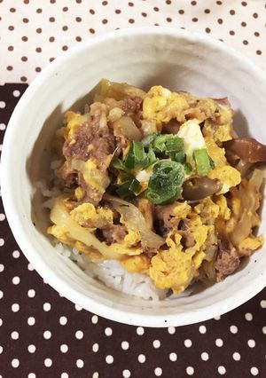 簡単美味！牛とじ丼♪-レシピのメイン写真