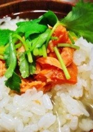 味が濃くならない、簡単鮭茶漬け-レシピのメイン写真
